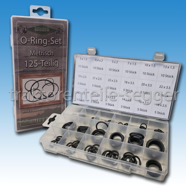 O-Ring-Set 125-teilig metrisch